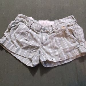 2/$10 Green shorts with yellow and white stripes